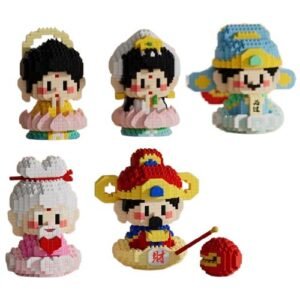 Traditional Cultural Building Blocks 5 In 1 Set